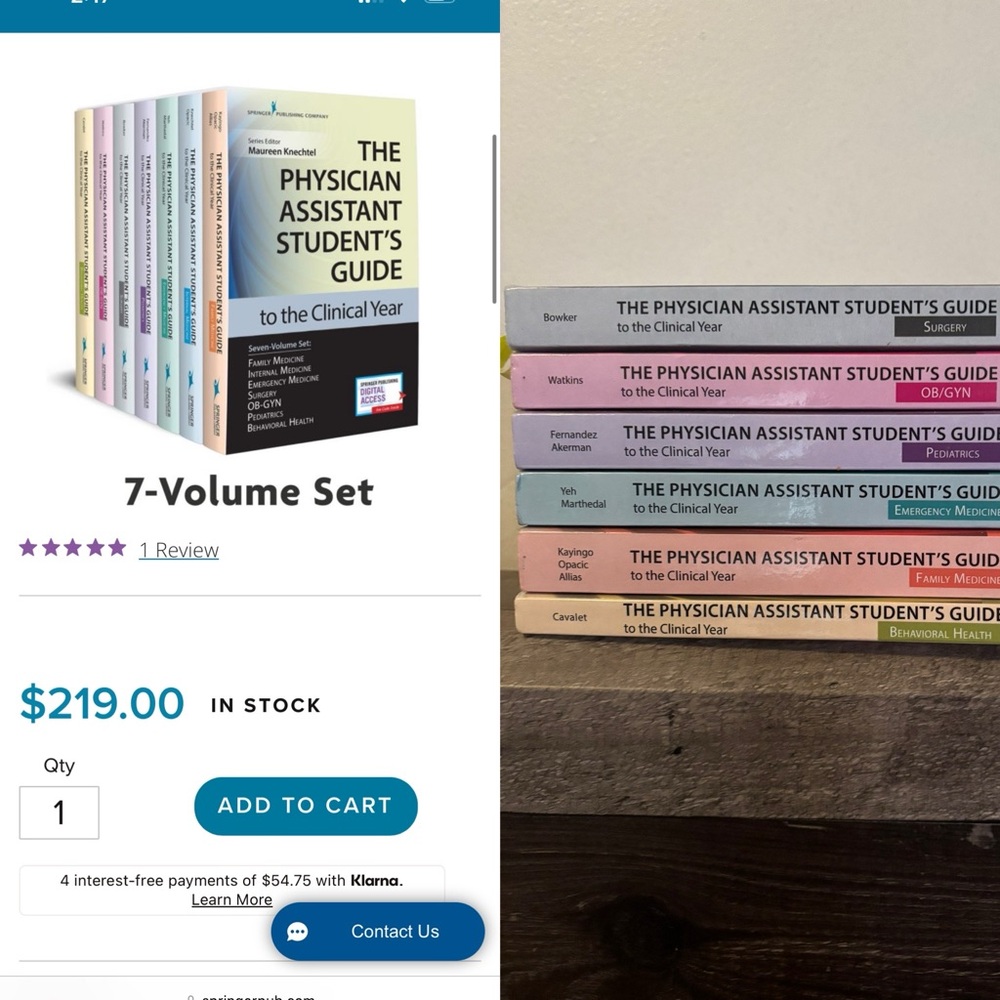The physician assistant student guide set